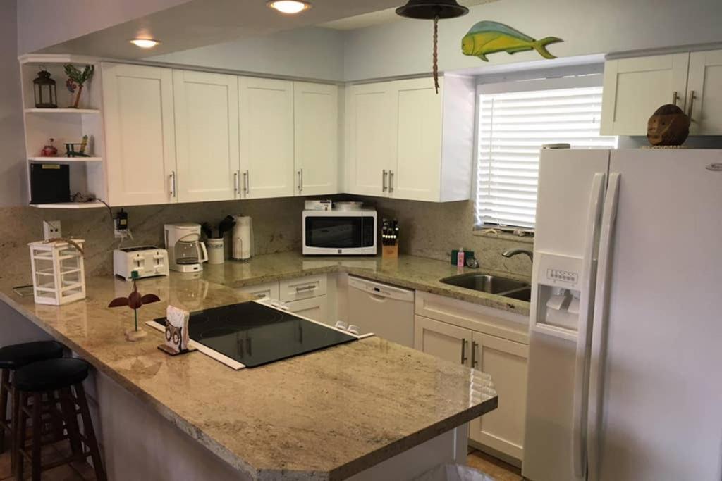 Licensed Mgr - 2/2 Villa - Oceanfront Beach Resort - Saltwater Lagoon & Marina! 케이 라르고 외부 사진
